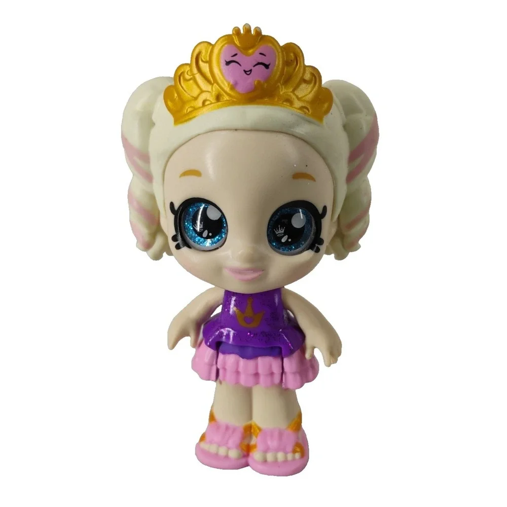 Kindi Kids Minis‎ Bobble Head Doll Tiara Sparkles Sparkle Eyes USED
